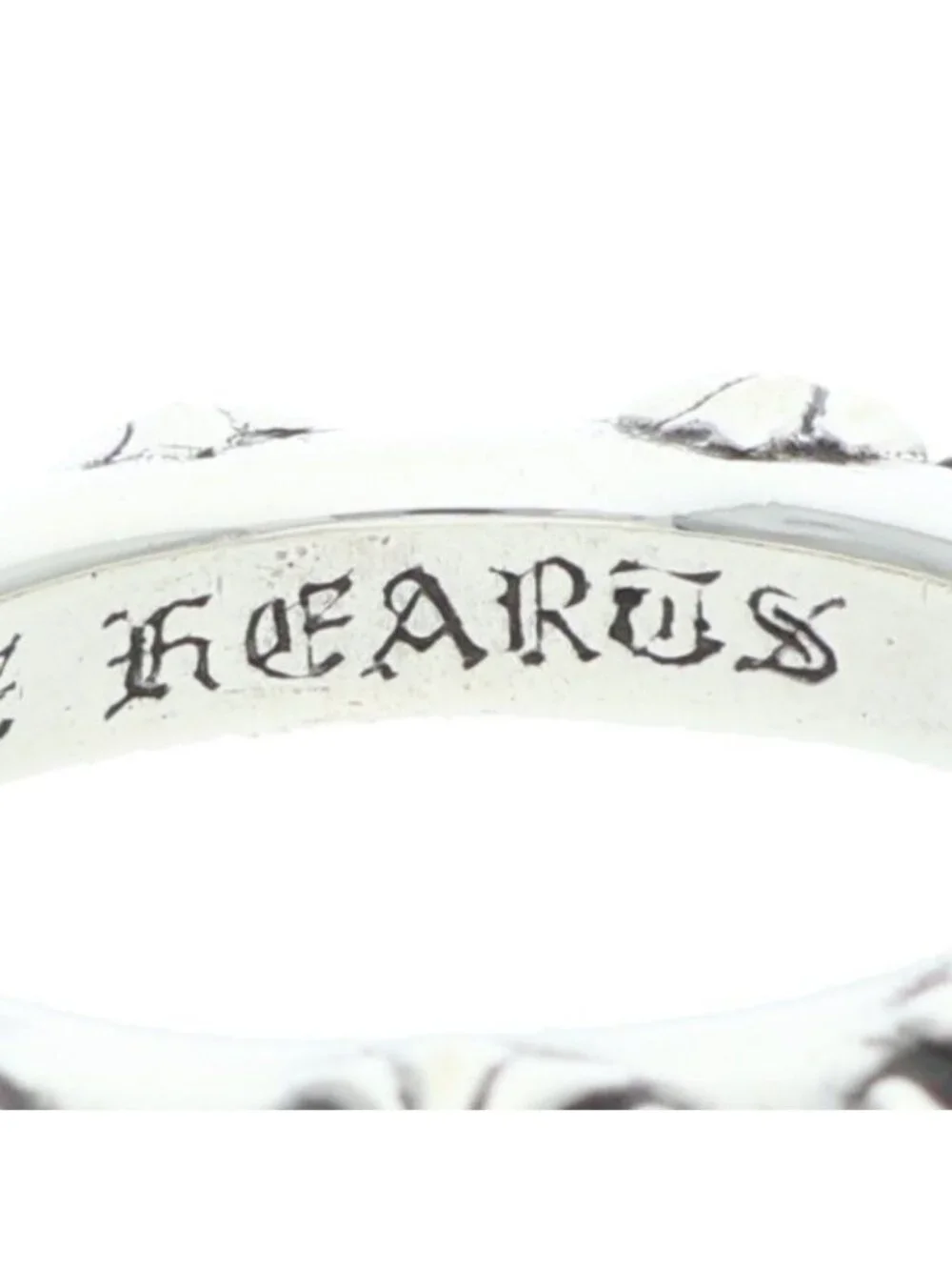 Chrome Hearts Cross Band Silver Ring